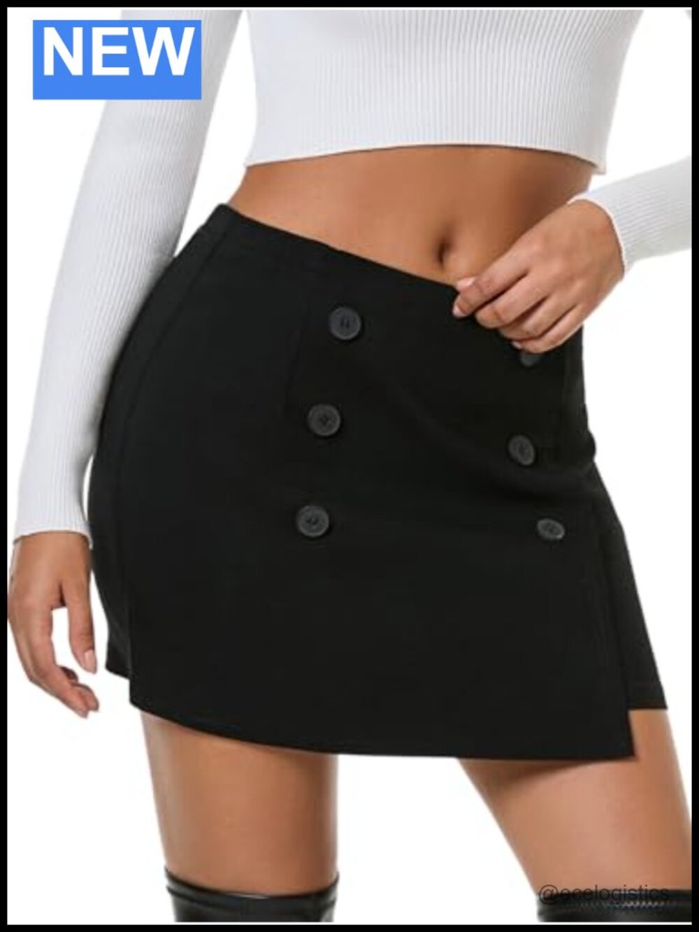 Womens Plaid High Waist Bodycon Mini Skirt Stretchy Tweed Fall Winter Y2K